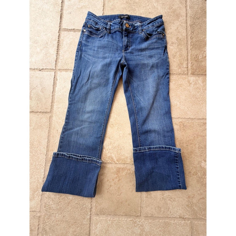 White House Black Market Boot Leg‎ Jeans Womens 6S Blue Medium Wash  28 Inseam